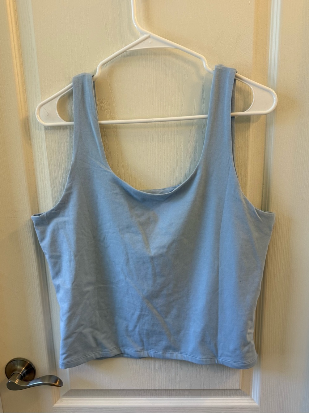 Old Navy Pale Blue Scoop Neck Tank Top